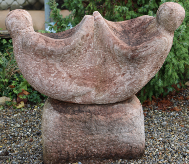 Skulptur "Ablehnung" (Rosso antico)