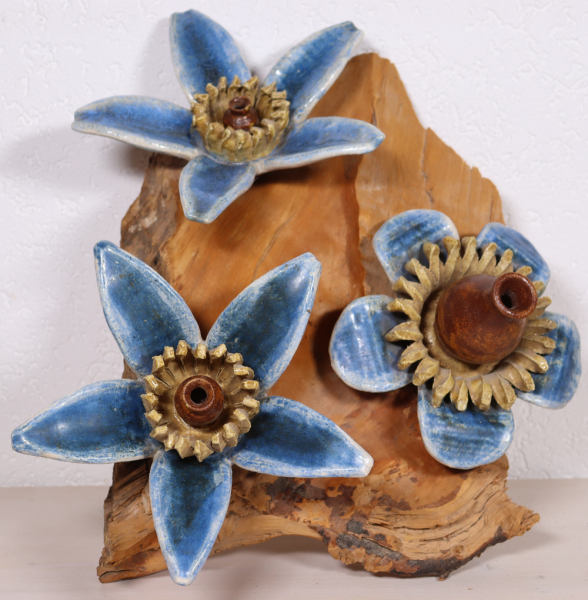Wandbild "aufgehende Blüten"