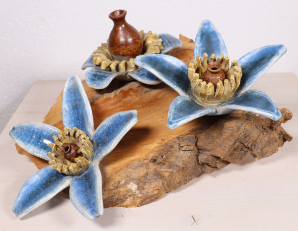 Wandbild "aufgehende Blüten"