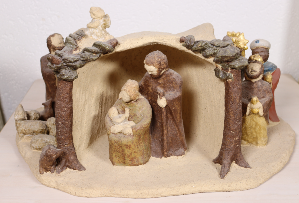 Weihnachtskrippe "Das schwarze Schaf"