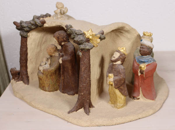 Weihnachtskrippe "Das schwarze Schaf"