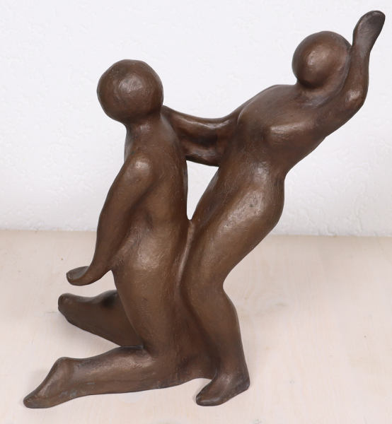 Skulptur "zu zweit"