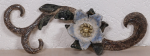 Wandbild "Blume mit Ranken"